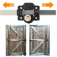 🔐🚪 PROMO FLASH 50% ! Verrou de Portail à Long Pêne 50/70mm – 5 Clés, Construction Fer, Finition Noir Mat, Accès des 2 Côtés, Parfait Sécurité Extérieure ✨