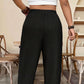 👖 50% DE RÉDUCTION ✨ Pantalon femme casual à chevilles retroussées – Coupe ample & ceinture élastique – Couleurs unies, parfait pour un look décontracté ou chic – confortable et intemporel 🍂🌸