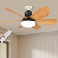 Ventilateur de plafond intelligent 2 en 1 avec éclairage