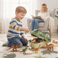 🦕PROMO FLASH 50%🦖Kit Éducatif Dinosaures 46/52/64 Pièces – Fossiles, Outils, Boîte T-Rex, Parfait pour Jeu Créatif & Découverte des Petits Paléontologues🌿
