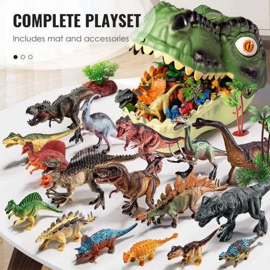 🦕PROMO FLASH 50%🦖Kit Éducatif Dinosaures 46/52/64 Pièces – Fossiles, Outils, Boîte T-Rex, Parfait pour Jeu Créatif & Découverte des Petits Paléontologues🌿