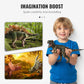 🦕PROMO FLASH 50%🦖Kit Éducatif Dinosaures 46/52/64 Pièces – Fossiles, Outils, Boîte T-Rex, Parfait pour Jeu Créatif & Découverte des Petits Paléontologues🌿