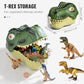 🦕PROMO FLASH 50%🦖Kit Éducatif Dinosaures 46/52/64 Pièces – Fossiles, Outils, Boîte T-Rex, Parfait pour Jeu Créatif & Découverte des Petits Paléontologues🌿