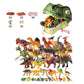 🦕PROMO FLASH 50%🦖Kit Éducatif Dinosaures 46/52/64 Pièces – Fossiles, Outils, Boîte T-Rex, Parfait pour Jeu Créatif & Découverte des Petits Paléontologues🌿