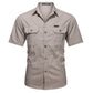 👕 50% DE RÉDUCTION 🔧 Chemise tactique manches courtes pour homme – 6 poches, épaulettes & design robuste – Idéale pour outdoor, bricolage ou usage quotidien – respirante et résistante 🌿