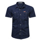 👕 50% DE RÉDUCTION 🔧 Chemise tactique manches courtes pour homme – 6 poches, épaulettes & design robuste – Idéale pour outdoor, bricolage ou usage quotidien – respirante et résistante 🌿