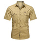 👕 50% DE RÉDUCTION 🔧 Chemise tactique manches courtes pour homme – 6 poches, épaulettes & design robuste – Idéale pour outdoor, bricolage ou usage quotidien – respirante et résistante 🌿