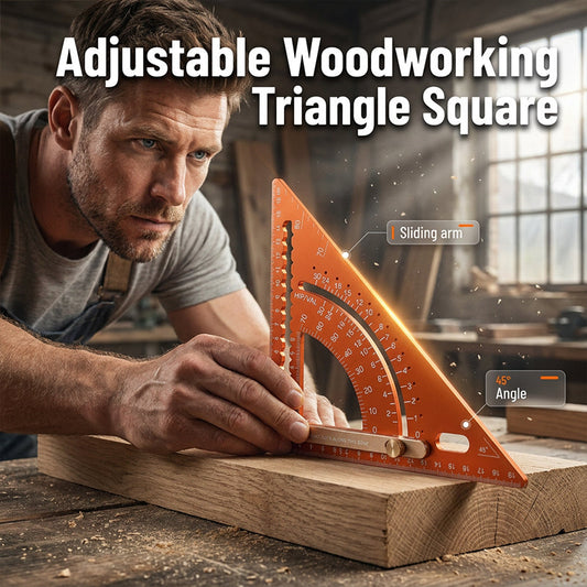 📐 50% DE RÉDUCTION 🔥 Équerre de menuiserie de précision – Aluminium robuste & graduation laser – Angles droits parfaits, idéale pour ébénisterie, carrelage ou bricolage – gain de temps et de précision 🛠️