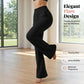 Pantalon de sport bootcut extensible pour femmes