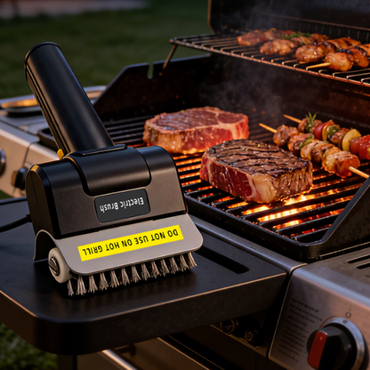 Brosse à barbecue électrique sans fil