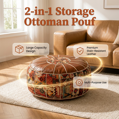 📢📢50 % DE RÉDUCTION !! ⏰ Pouf de rangement multifonctionnel — idéal pour les chambres, les salles de jeux ou les entrées — léger et facile à déplacer 🧦
