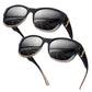🏖️PROMO -50%🔥Lunettes Soleil Polarisées Sur-Lunettes Femme – 9 Couches Anti-Reflets Eau Route Neige UV400, Grande Monture Glamour Hollywood, Matériaux Haute Qualité Charnières Renforcées · 4 Styles✨