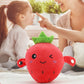 🍎🎵 PROMO FLASH 50% ! Poupée Interactive Fruit Sensor Beat – Éducative, Capteurs Tactiles, Design Fruit Adorable, Peluche Douce, Idéale Éveil Musical & Cadeau Enfant ✨