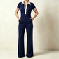 👚 50% DE RÉDUCTION 👖 Ensemble deux pièces femme chemise & pantalon – Tissu doux, coupe légère & assortie – Parfait pour le travail, les voyages ou un look casual chic 🌸