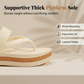 👡 50% OFF NOW! 🌸 Premium Platform Flip-Flops | Chic Woven Strap Summer Sandals | Thick Sole & Cushioned Footbed Beach Footwear