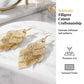 📢📢50 % DE RÉDUCTION !! ⏰Boucles d'oreilles élégantes pour femme, en forme de feuilles ajourées en cascade