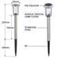 📢📢50 % DE RÉDUCTION !! ⏰Lot de 6 lampes solaires d'extérieur étanches pour cour