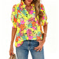 🎁2026 New Arrivals 50% OFF💥Women's Summer Floral Top with Puff Sleeves💐👔
