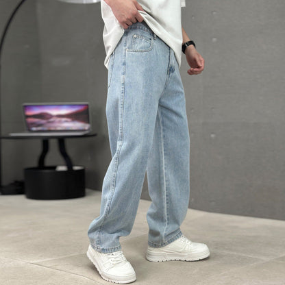 👖🔥 Pantalon décontracté pour homme, coupe droite et poches classiques – 50 % de réduction ! Pantalon confortable à la coupe droite et aux poches classiques. ✨💪