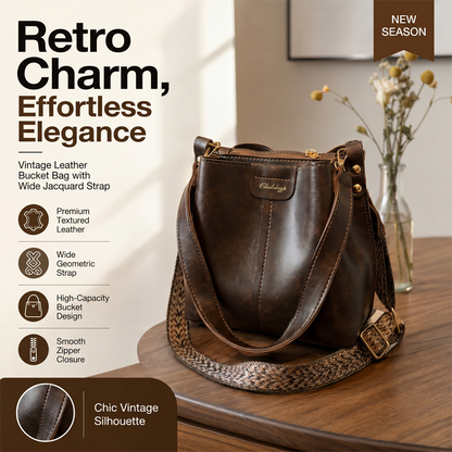 📢📢-50% !! ⏰Sac Seau Vintage Grande Capacité À Épaule Femme