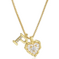 💎 PROMOTION LIMITÉE -50% ! 💥 Collier Chaîne Micro Pavé Lettres en Forme de Cœur – Pendentif Initial, Acier Titane, Ajustable ✨