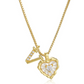 💎 PROMOTION LIMITÉE -50% ! 💥 Collier Chaîne Micro Pavé Lettres en Forme de Cœur – Pendentif Initial, Acier Titane, Ajustable ✨