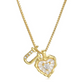 💎 PROMOTION LIMITÉE -50% ! 💥 Collier Chaîne Micro Pavé Lettres en Forme de Cœur – Pendentif Initial, Acier Titane, Ajustable ✨