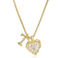 💎 PROMOTION LIMITÉE -50% ! 💥 Collier Chaîne Micro Pavé Lettres en Forme de Cœur – Pendentif Initial, Acier Titane, Ajustable ✨