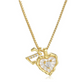 💎 PROMOTION LIMITÉE -50% ! 💥 Collier Chaîne Micro Pavé Lettres en Forme de Cœur – Pendentif Initial, Acier Titane, Ajustable ✨
