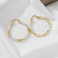 💫 PROMO LIMITÉE 50% DE RÉDUCTION ! 💥 Boucles d'Oreilles Créoles Torsadées – Design Moderne, Légères, Polyvalentes ✨