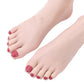 📢📢50 % DE RÉDUCTION !! ⏰Bas Transparents Pédicure Instantanée avec Ongles Artificiels