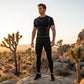 👕 -50% MAINTENANT ! ⏰ Ensemble Haut & Pantalon de Compression Quick-Dry pour Homme – Évacuation de l'humidité & maintien – Parfait pour la salle, la course ou la récupération – Léger et flexible 👖