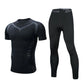 👕 -50% MAINTENANT ! ⏰ Ensemble Haut & Pantalon de Compression Quick-Dry pour Homme – Évacuation de l'humidité & maintien – Parfait pour la salle, la course ou la récupération – Léger et flexible 👖