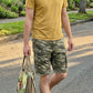 📢📢50% DE RÉDUCTION !! ⏰ Short Cargo Camouflage Multi-Poches pour Homme