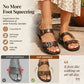 Women's Summer Flat Sandals with Double Buckle