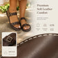 Women's Summer Flat Sandals with Double Buckle
