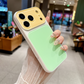 Coque de Téléphone Acrylique Dopamine aux Couleurs Contrastées Vibrantes