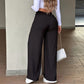 ⏳Promotion à durée limitée -50%⏰Pantalon Taille Haute Jambe Droite pour Femme👖