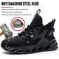 👟🛡️ PROMO FLASH 50% ! Chaussures Légères Indestructibles Antidérapantes – Embout Acier, Semelle Anti-Perforation, Semelle EVA+Caoutchouc, Pointures 35-48, Idéales Travail & Bricolage 🔧✨