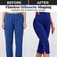 👖 -50% MAINTENANT ! 🌸 Corsaire Gainant Taille Haute pour Femme – Stretch 4 directions – Respirant, parfait pour le yoga, les voyages ou le quotidien – Silhouette flatteuse et lisse ✨