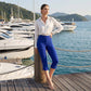 👖 -50% MAINTENANT ! 🌸 Corsaire Gainant Taille Haute pour Femme – Stretch 4 directions – Respirant, parfait pour le yoga, les voyages ou le quotidien – Silhouette flatteuse et lisse ✨