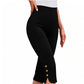 👖 -50% MAINTENANT ! 🌸 Corsaire Gainant Taille Haute pour Femme – Stretch 4 directions – Respirant, parfait pour le yoga, les voyages ou le quotidien – Silhouette flatteuse et lisse ✨