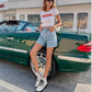 👖 50% OFF NOW! 🌞 Women's Classic High-Waist Cotton Shorts – Breathable, Versatile & a Perfect Summer Wardrobe Essential 👚✨