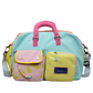 🎒 -50% MAINTENANT ! 🏆 Sac de voyage Color Block Casual – Spacieux & durable – Idéal pour la salle de sport, les voyages ou les week-ends – Léger avec poignées de transport 🧳