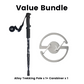 ⛰️✨ PROMO -50% ! Bâton de Randonnée Aluminium Aéronautique 6160 – Longueur Réglable 52-110cm, Amortissement Chocs, Poignée Ergonomique Droit/Courbé · 6 Coloris · Compact Portable 🌲