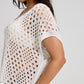 🏖️ PROMO -50% ! 💥 Cache-Maillot Femme Crochet Ajouré – Respirabilité Exceptionnelle, Protection UV Légère, Polyester Antifroissable Séchage Rapide · 4 Coloris · Taille Unique ✨