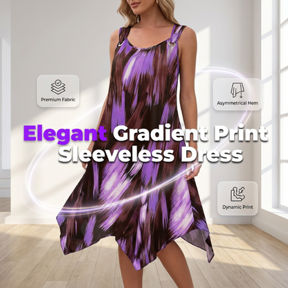👗🌿💨 OFFRE LIMITÉE 50% DE RÉDUCTION! Robe Dégradée Sans Manches – Fraîche & Respirante, Facile à Accessoiriser, Polyvalente Jour/Nuit – Idéale pour le Brunch, le Bureau ou les Rendez-vous du Soir 🥗🍷