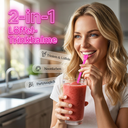 2-In-1 Spoon Straws