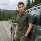 👔 OFFRE LIMITÉE -50% ! 💥 Chemise Casual Manches Courtes Coupe Classique Homme – Tissu Résistant, Poches Cargo, Style Intemporel ✨