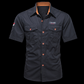 👔 OFFRE LIMITÉE -50% ! 💥 Chemise Casual Manches Courtes Coupe Classique Homme – Tissu Résistant, Poches Cargo, Style Intemporel ✨